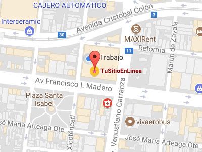 Mapa (Google Maps) - TuSitioEnLinea